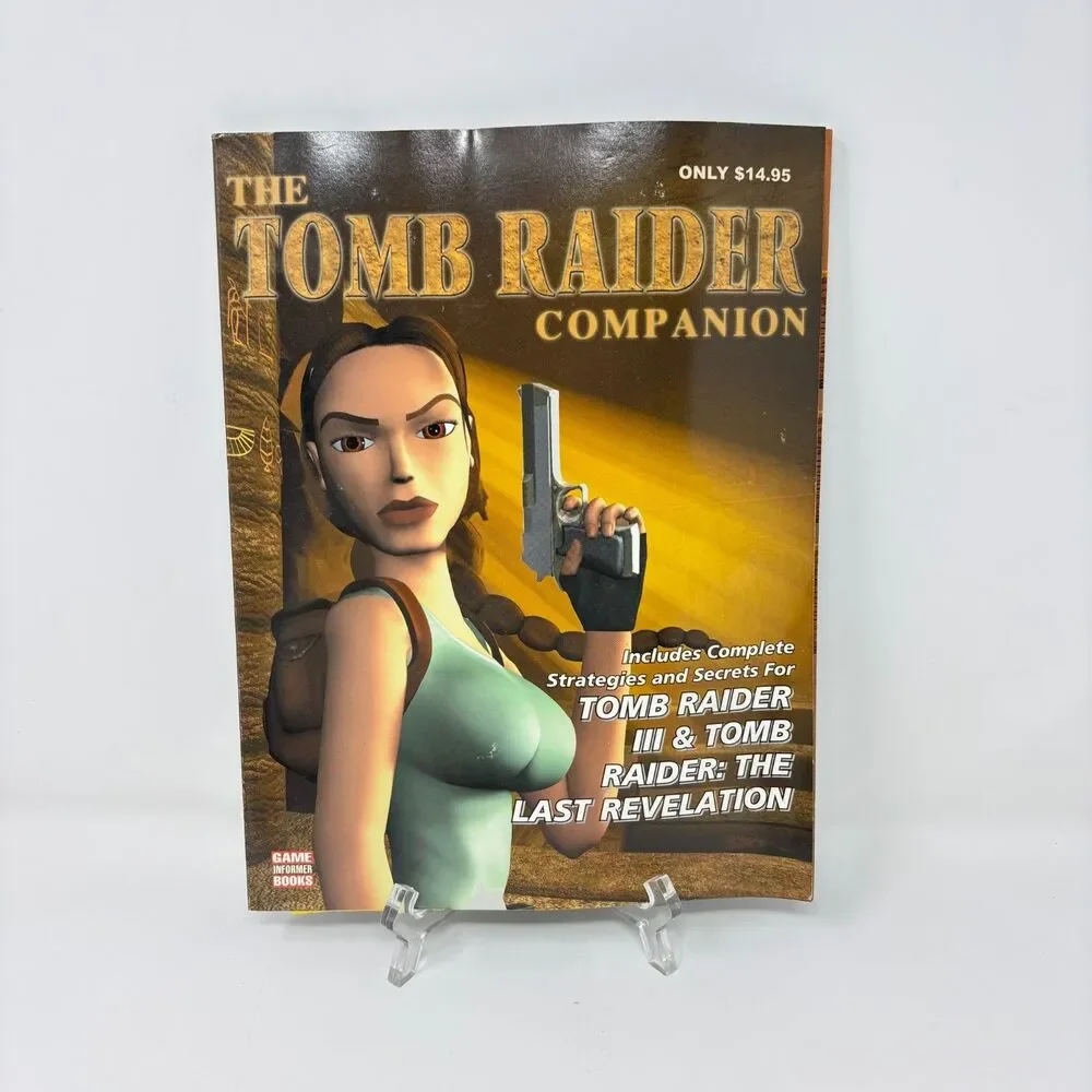 Tomb Raider Companion Strategy Guide Book 1999 Lara Croft Video Game Collectible